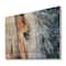 Designart - Close-Up of A Beautiful Horses Eye II - Farmhouse Print on Natural Pine Wood
